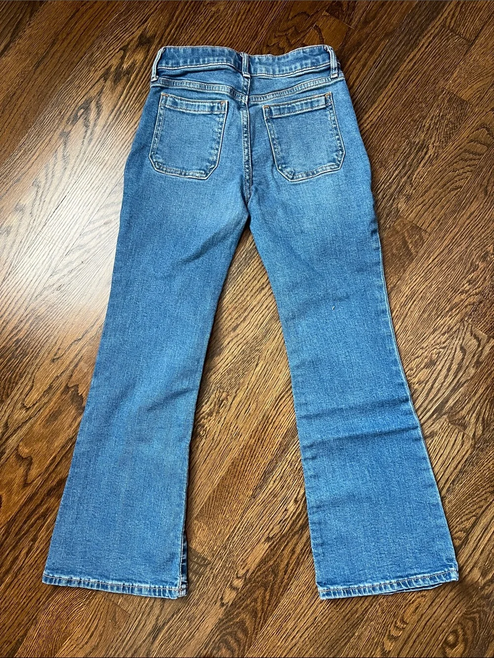 Gap kids 70s flare high rise jeans - 10
